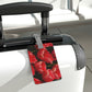 Flowers 09 Saffiano Polyester Luggage Tag, Rectangle