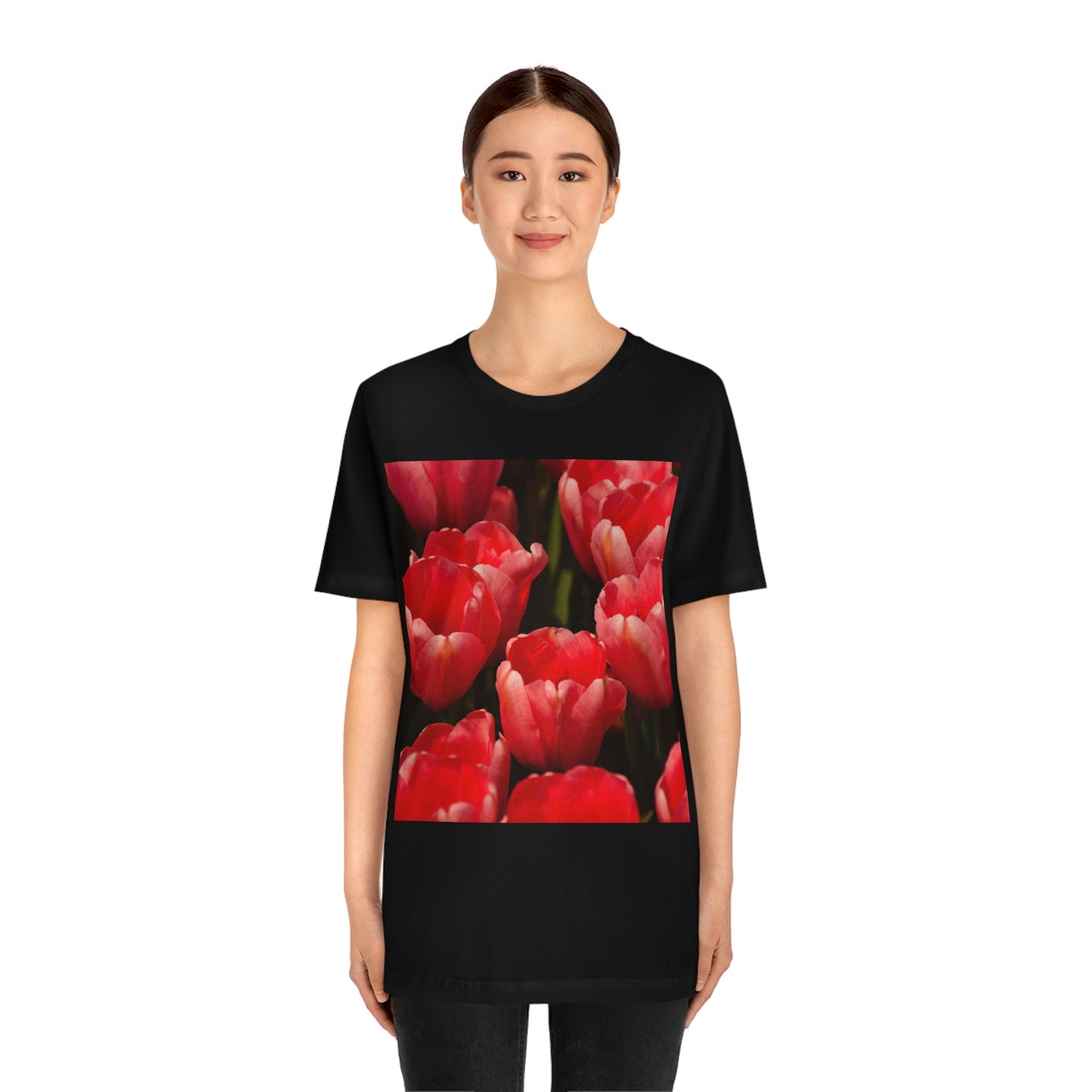 Flowers 09 Unisex Jersey Short Sleeve Tee