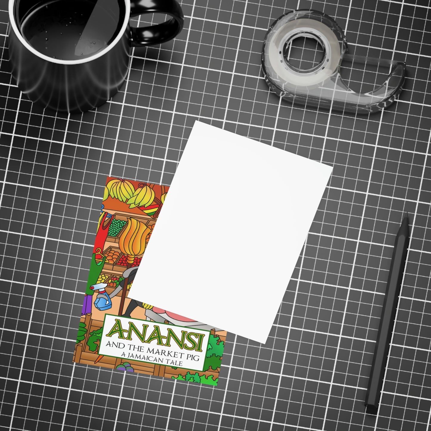 Anansi and the Market Pig Greeting Card Bundles (envelopes not included)