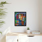 Once Upon West Africa! Matte Canvas, Black Frame