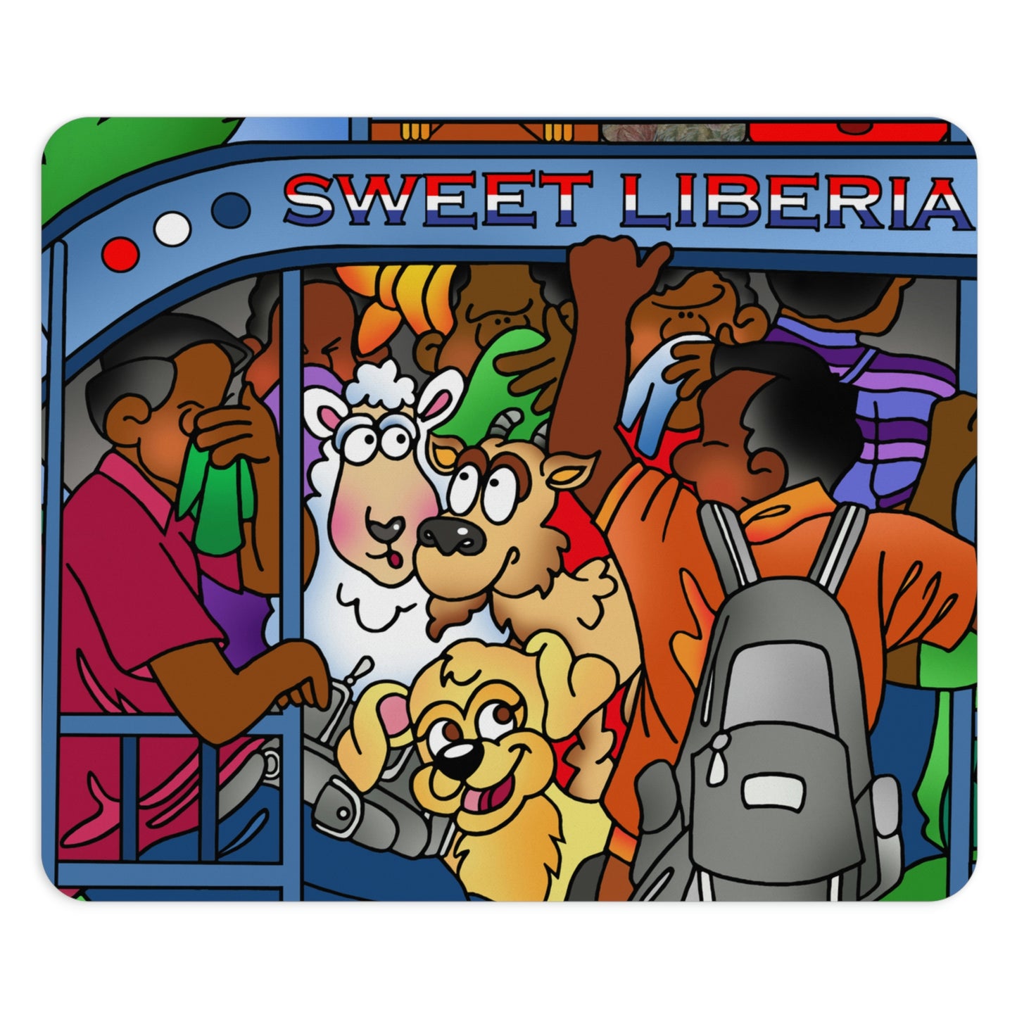 Once Upon West Africa! Rectangle Mouse Pad