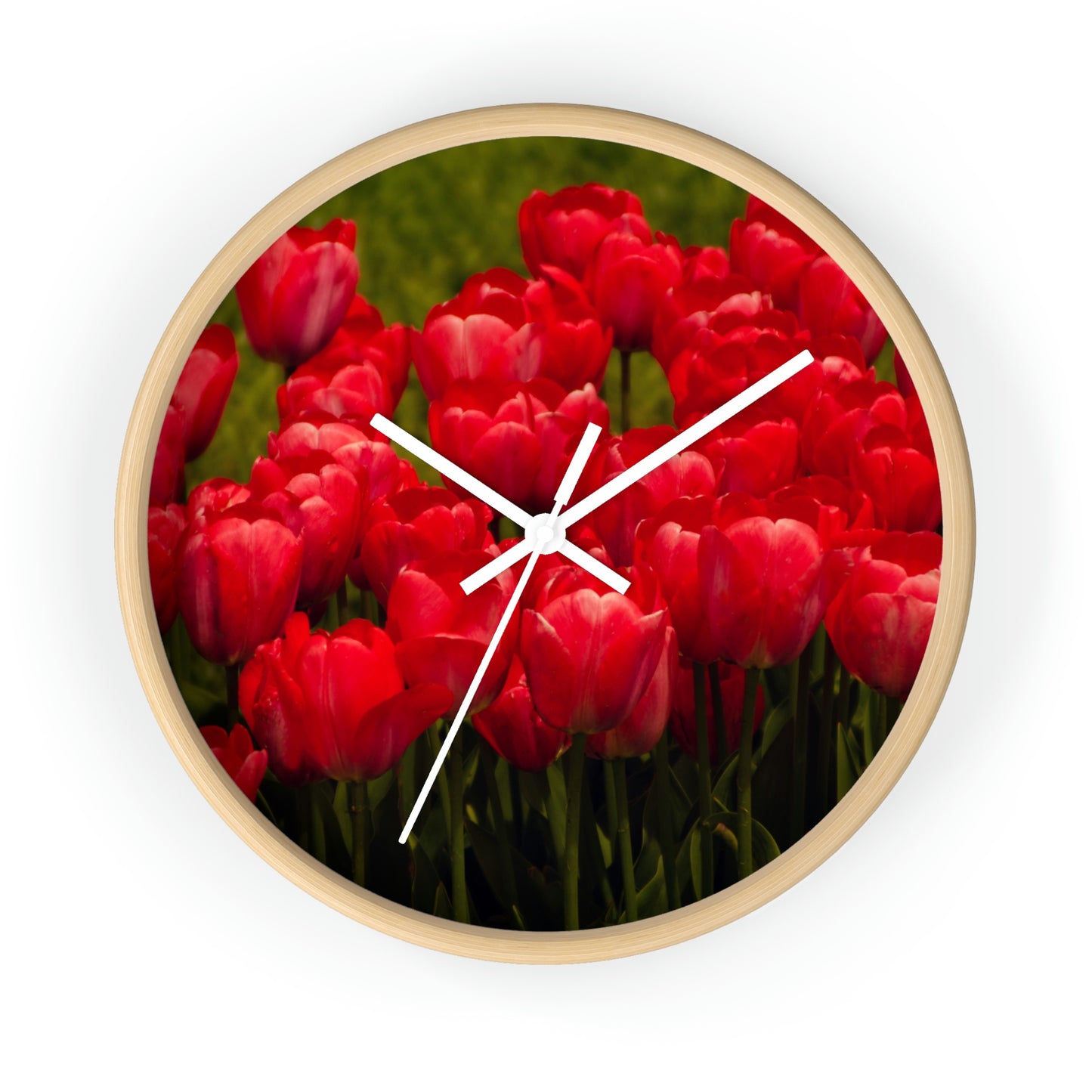 Flowers 21 Wall Clock