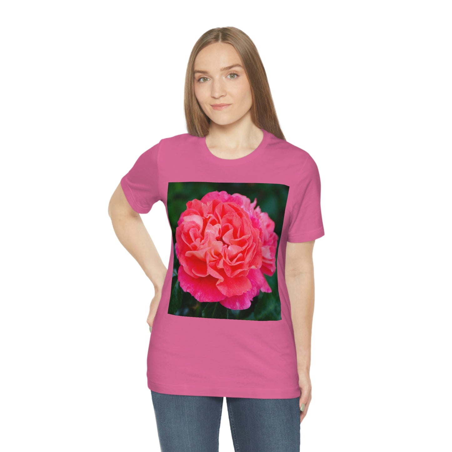 Flowers 08 Unisex Jersey Short Sleeve Tee