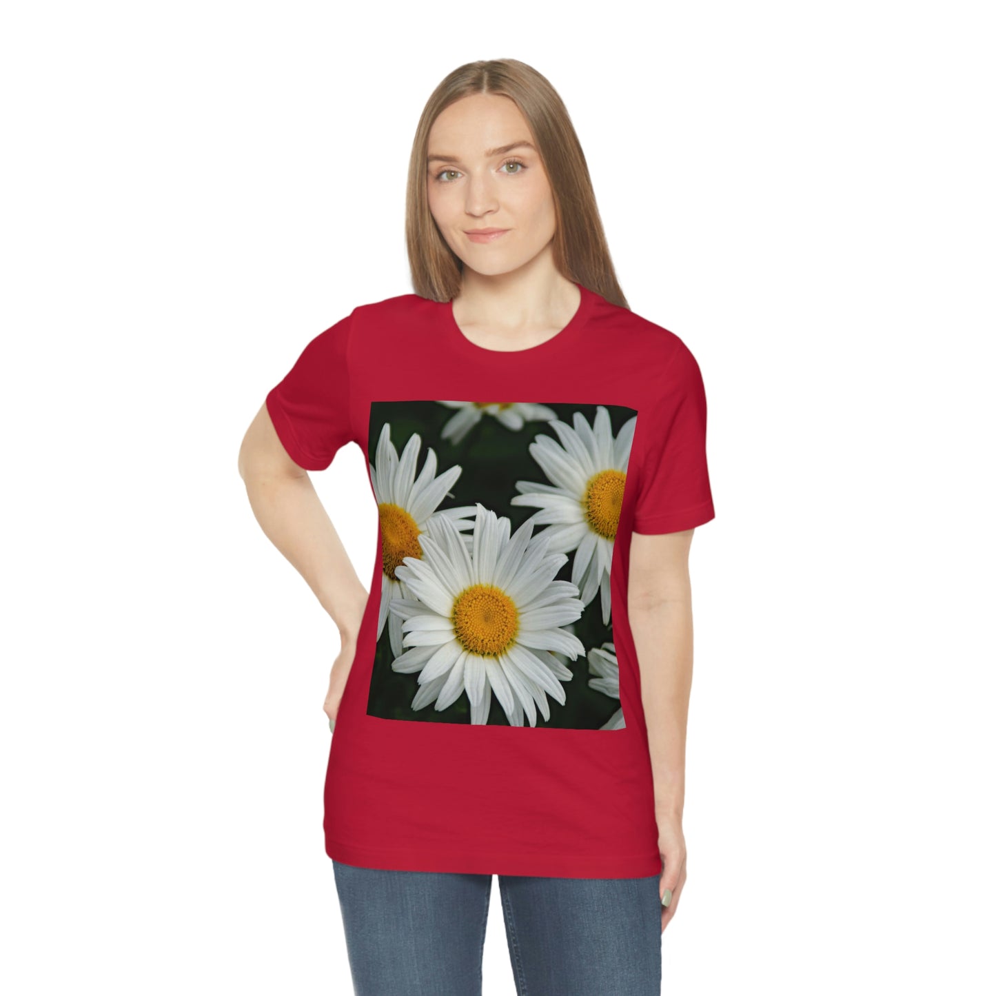 Flowers 01 Unisex Jersey Short Sleeve Tee