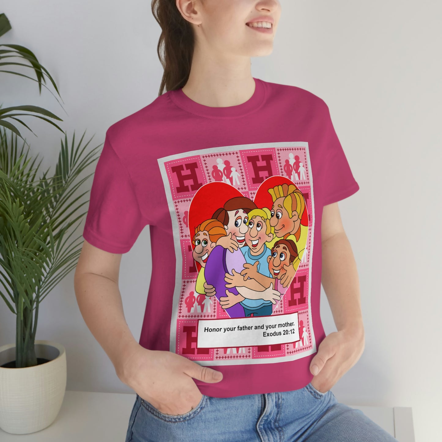 The Bible as Simple as ABC H Unisex Jersey Short Sleeve Tee