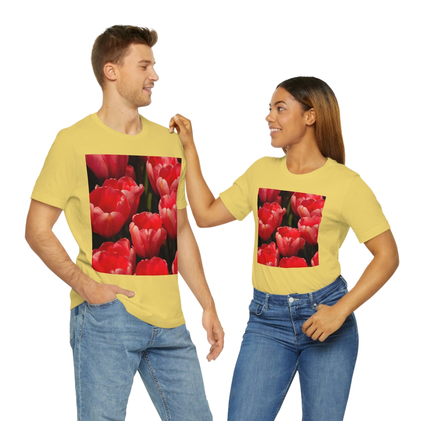 Flowers 09 Unisex Jersey Short Sleeve Tee