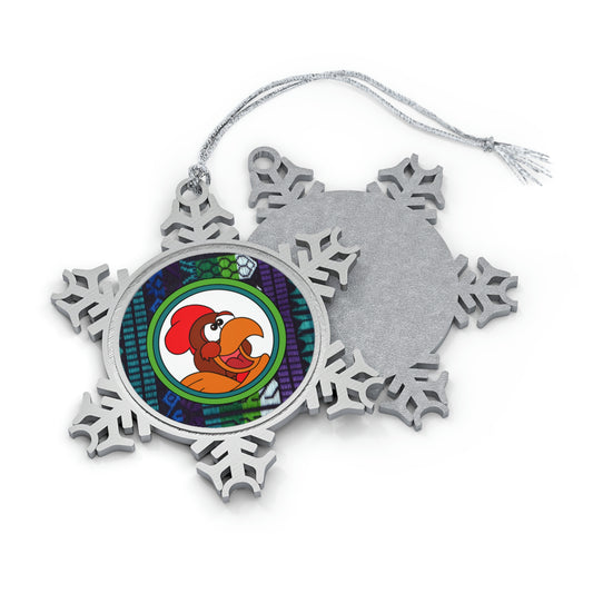 A Pack of Lies! Pewter Snowflake Ornament