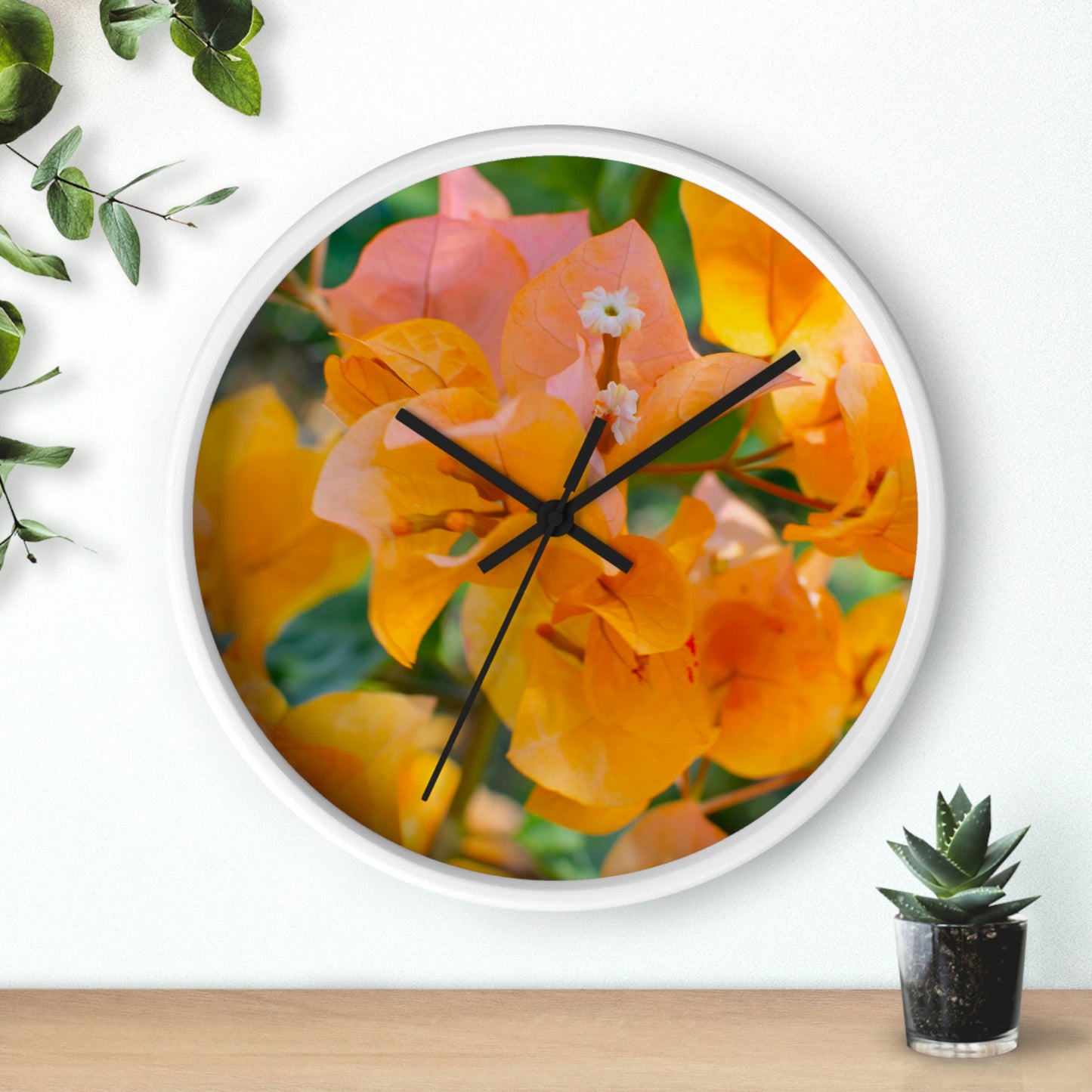 Flowers 29 Wall Clock