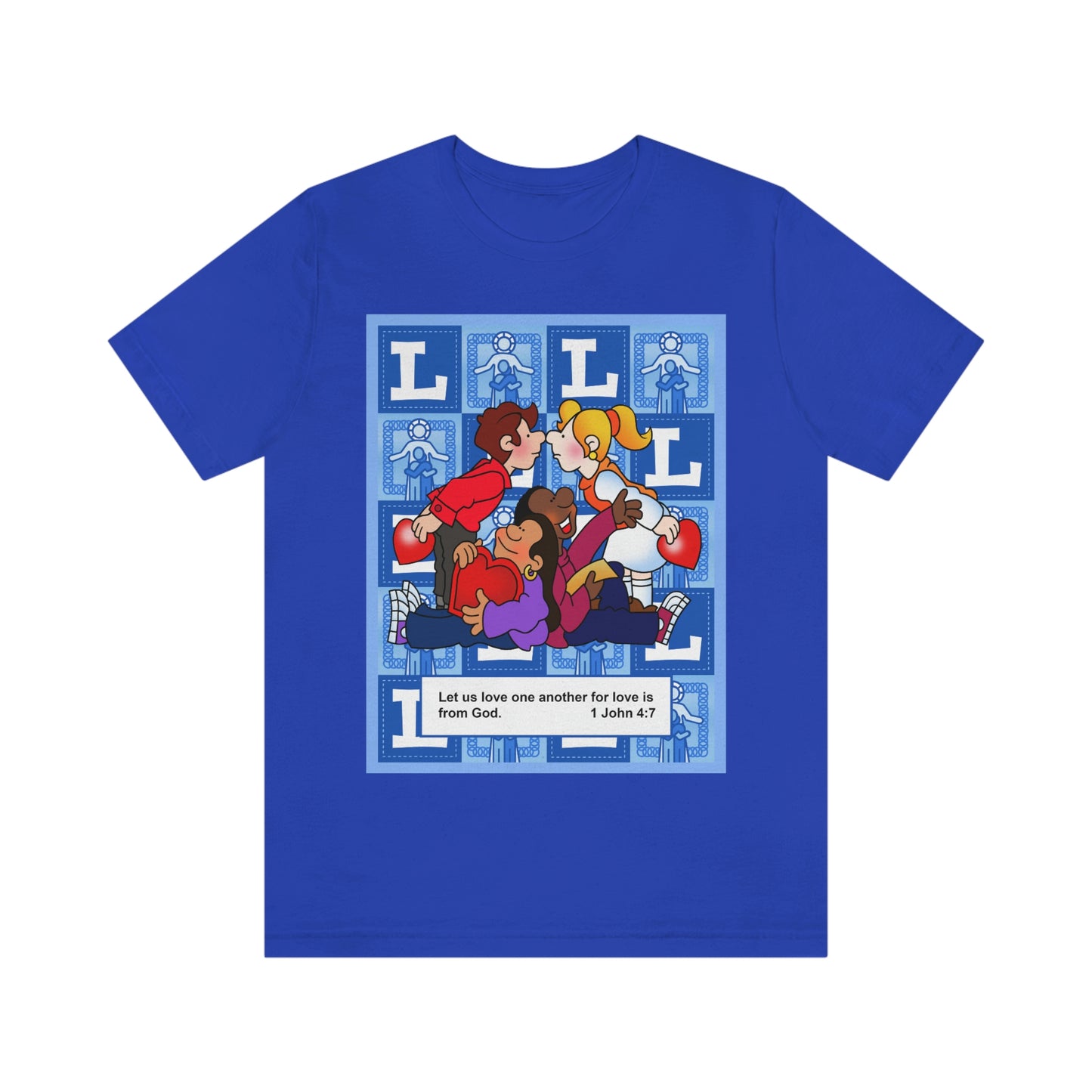 The Bible as Simple as ABC L Unisex Jersey Short Sleeve Tee
