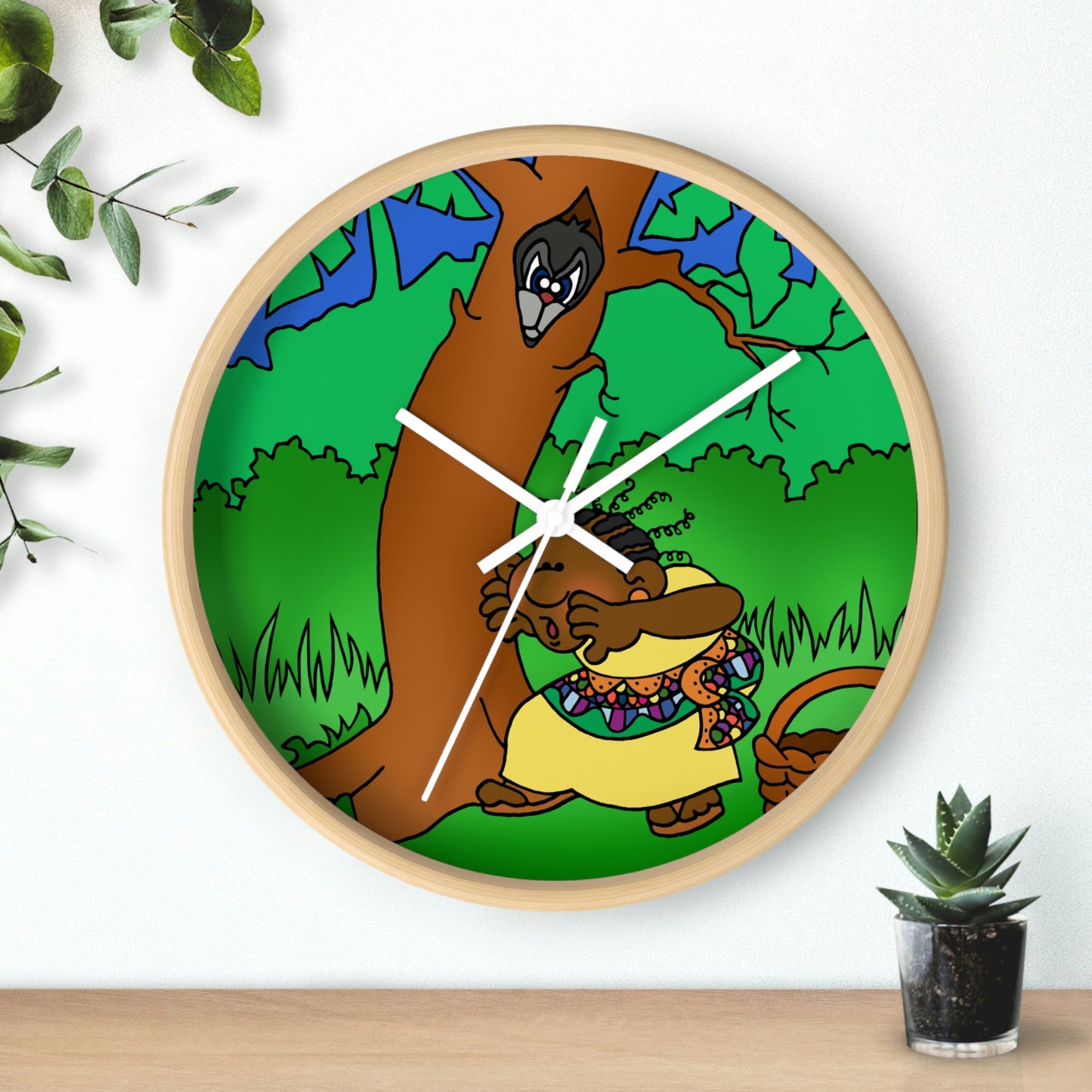 Once Upon West Africa Wall clock