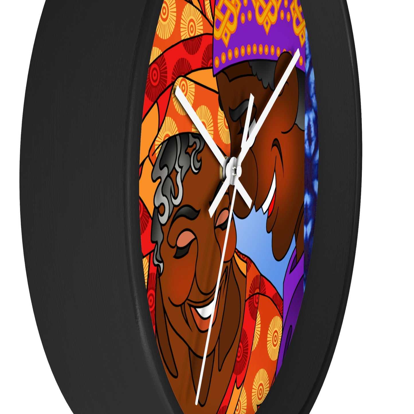 The Paramount Chief and One Wise Woman Wall clock