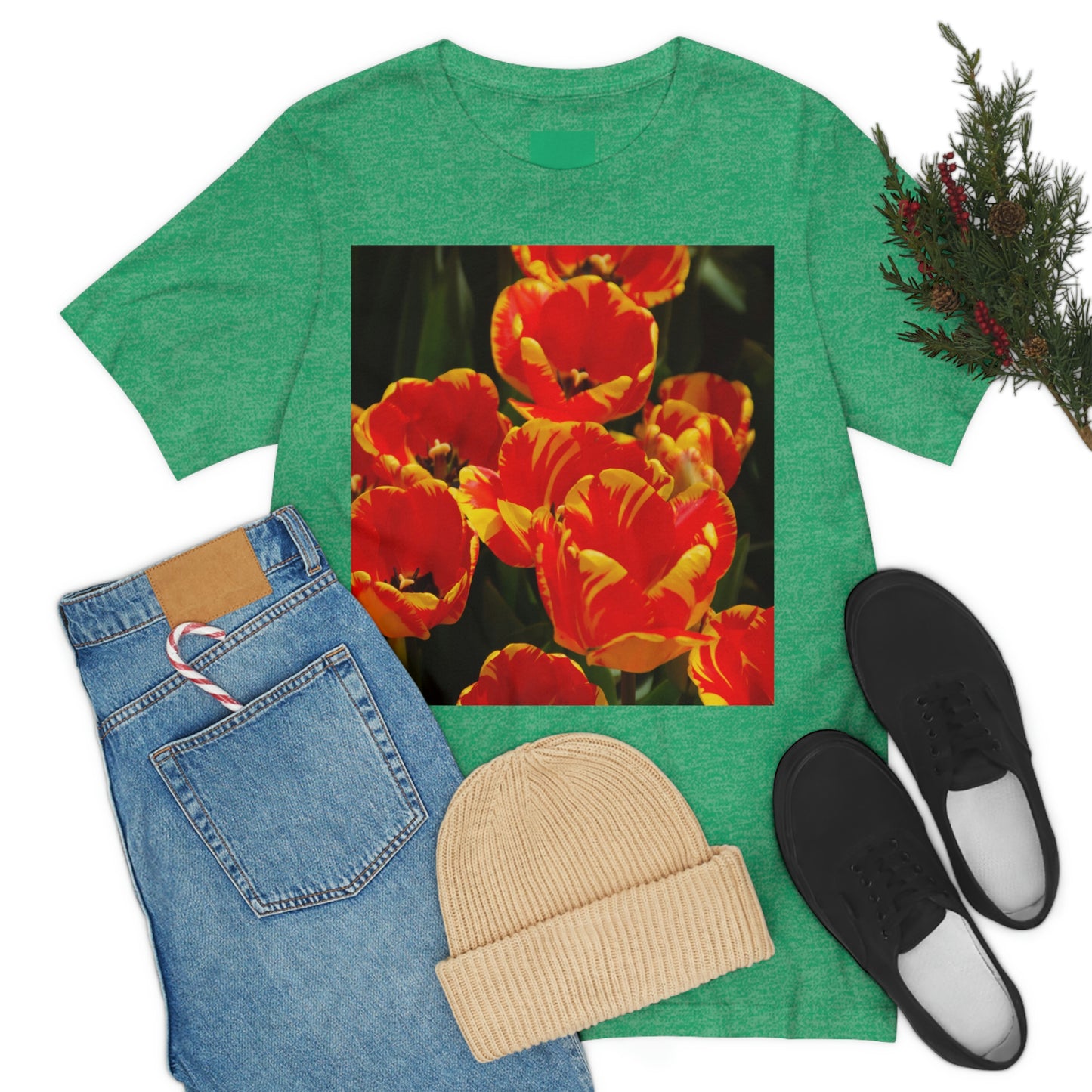 Flowers 19 Unisex Jersey Short Sleeve Tee