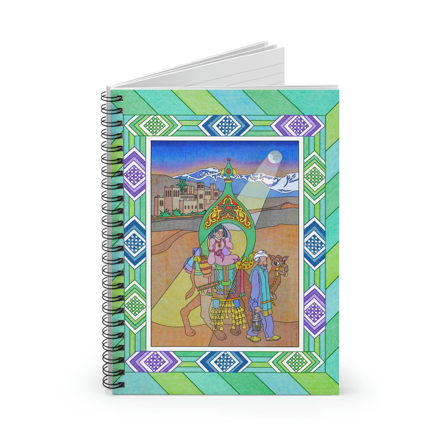 The Stone at the Door! Spiral Notebook - Ruled Line