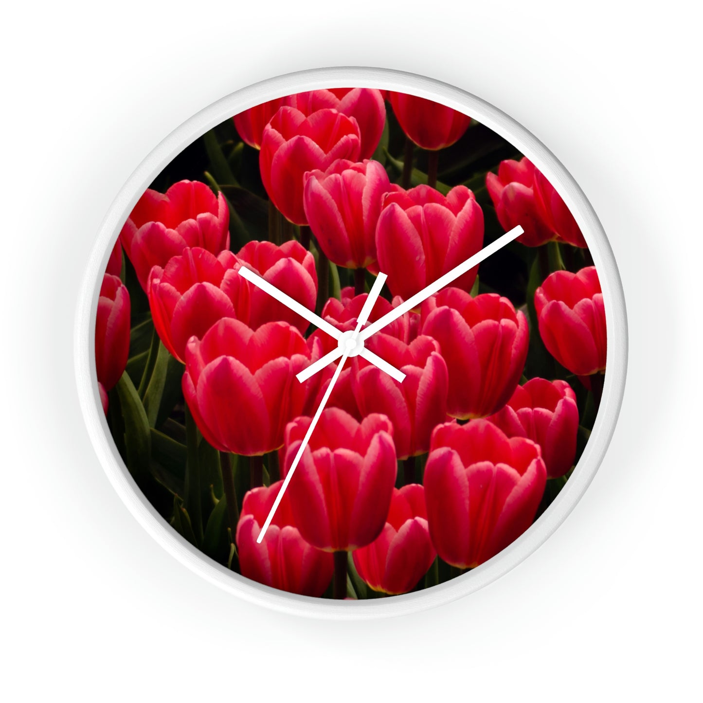 Flowers 24 Wall Clock