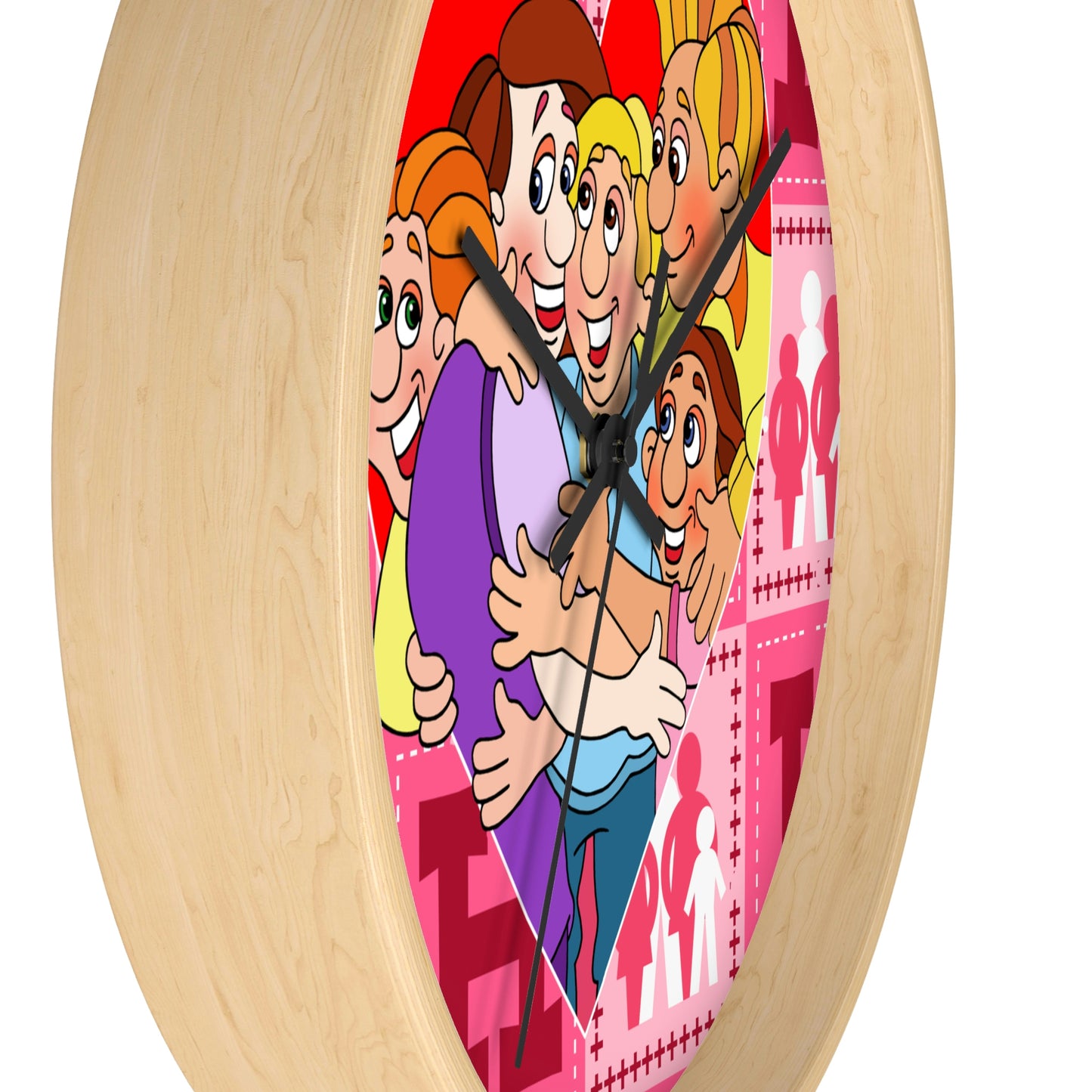 The Bible as Simple as ABC H Wall Clock