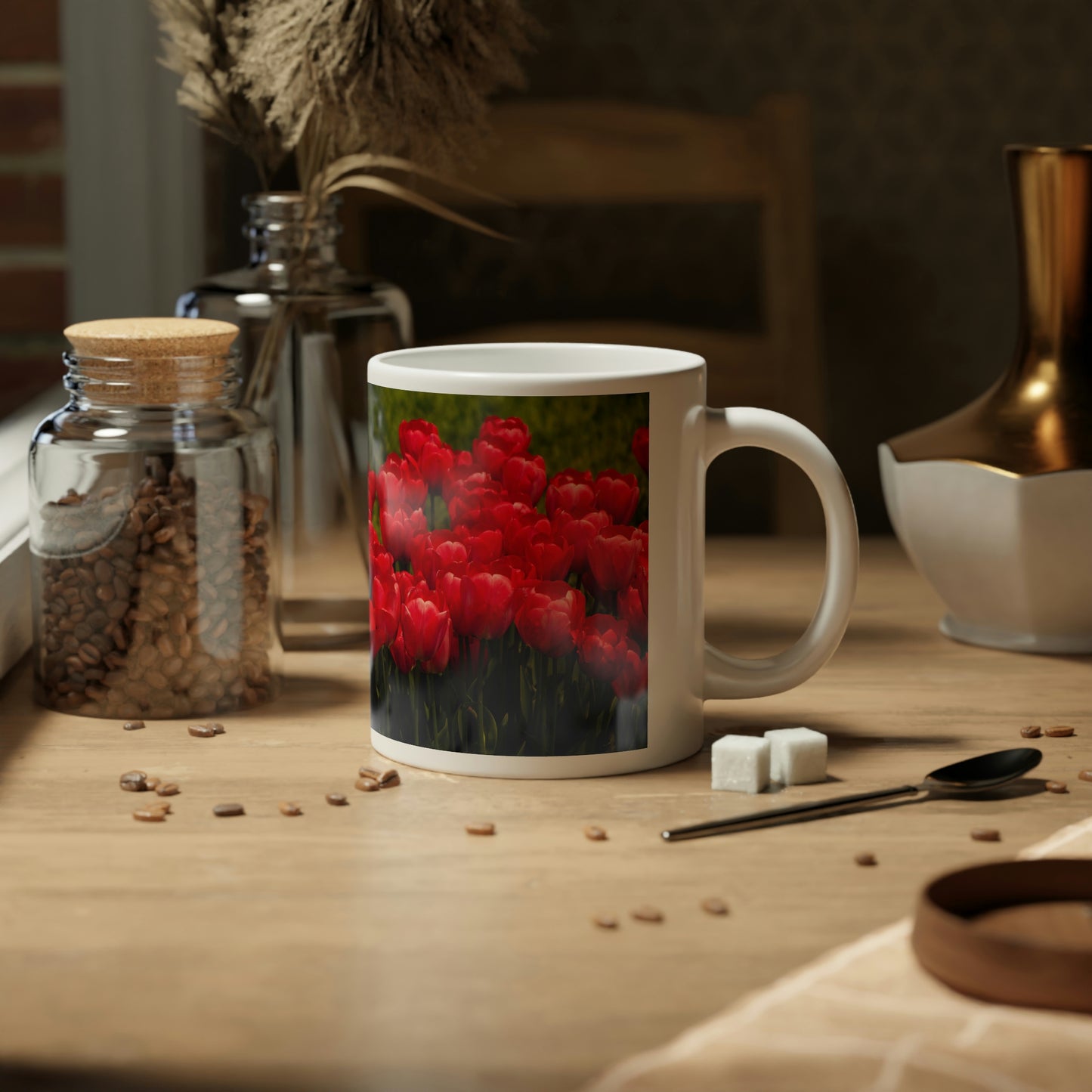 Flowers 22 Jumbo Mug, 20oz