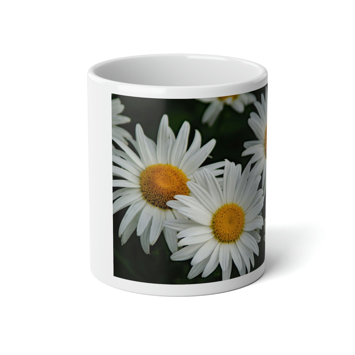 Flowers 01 Jumbo Mug, 20oz