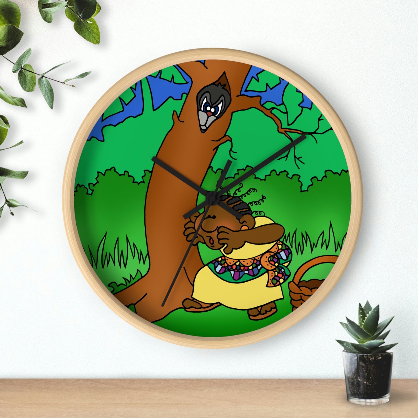 Once Upon West Africa Wall clock