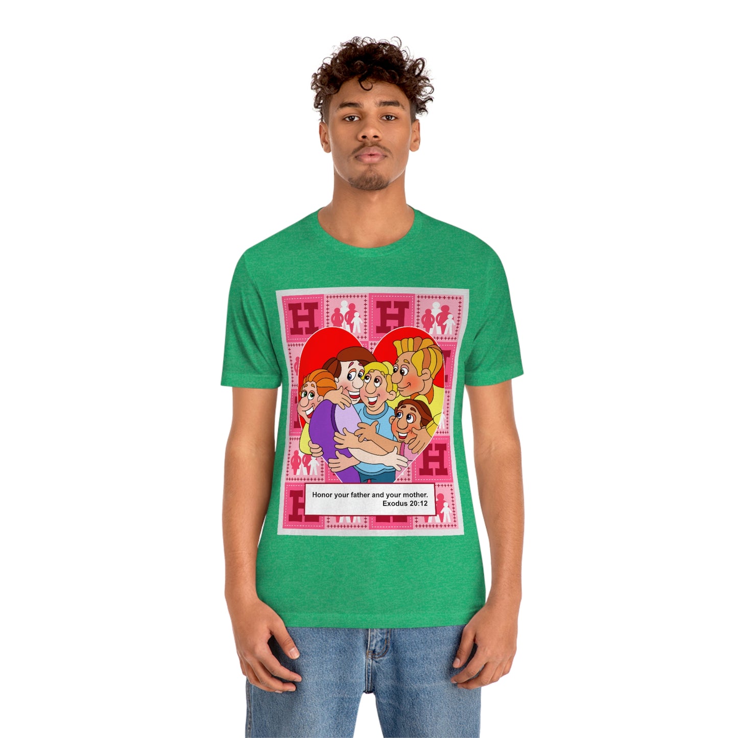 The Bible as Simple as ABC H Unisex Jersey Short Sleeve Tee