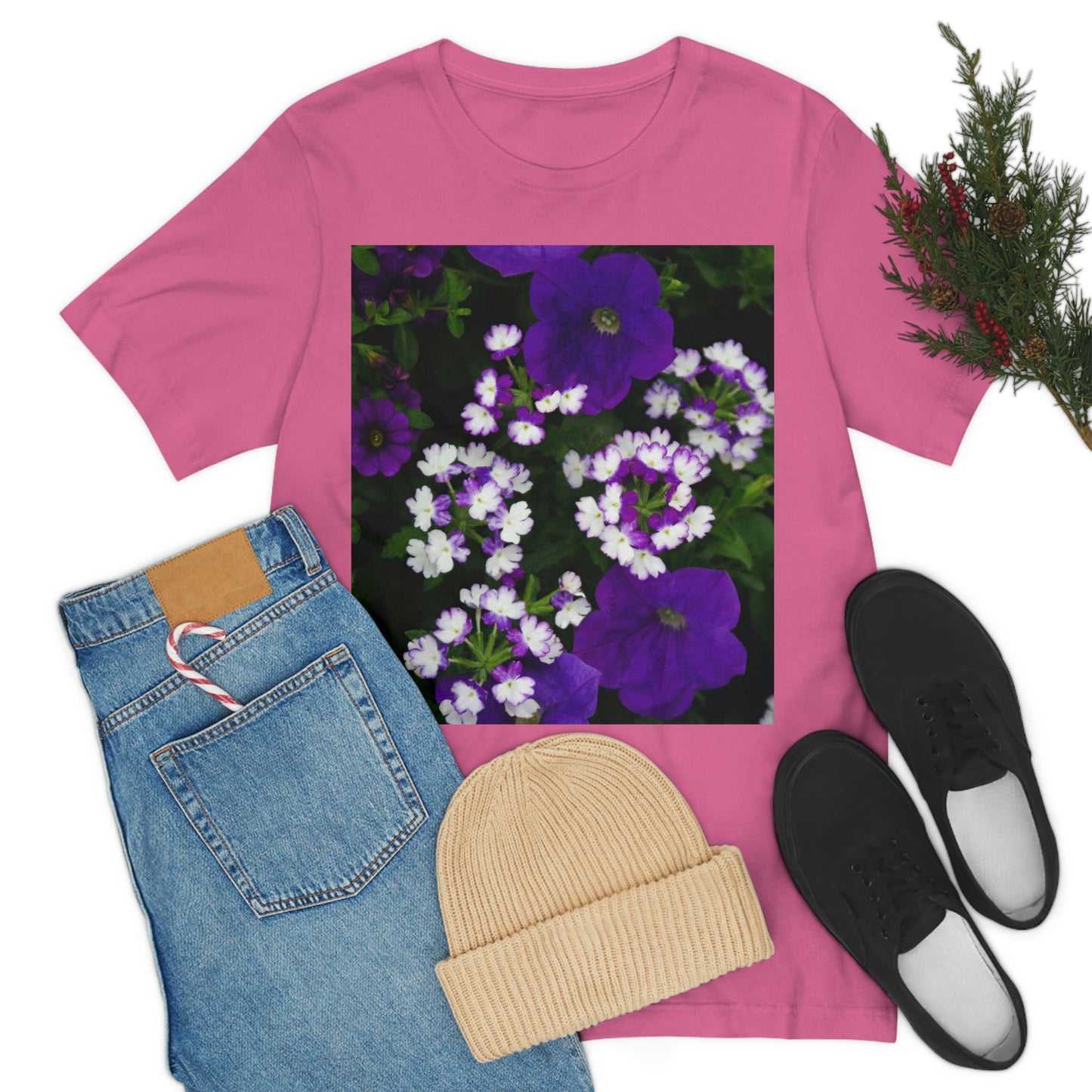 Flowers 04 Unisex Jersey Short Sleeve Tee