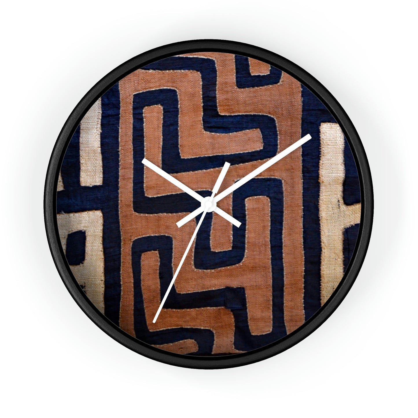 A Show of Hands Fabric Wall Clock
