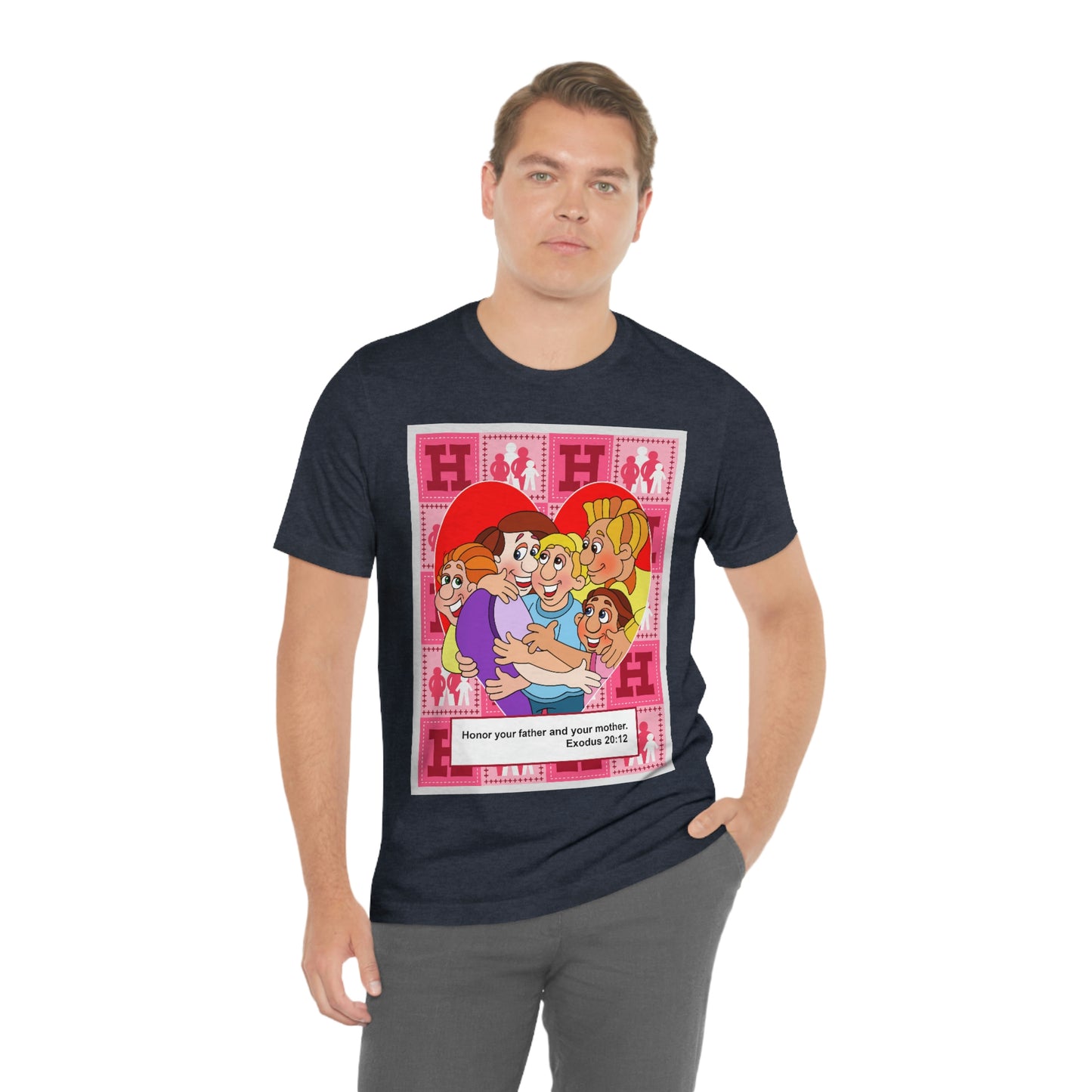 The Bible as Simple as ABC H Unisex Jersey Short Sleeve Tee