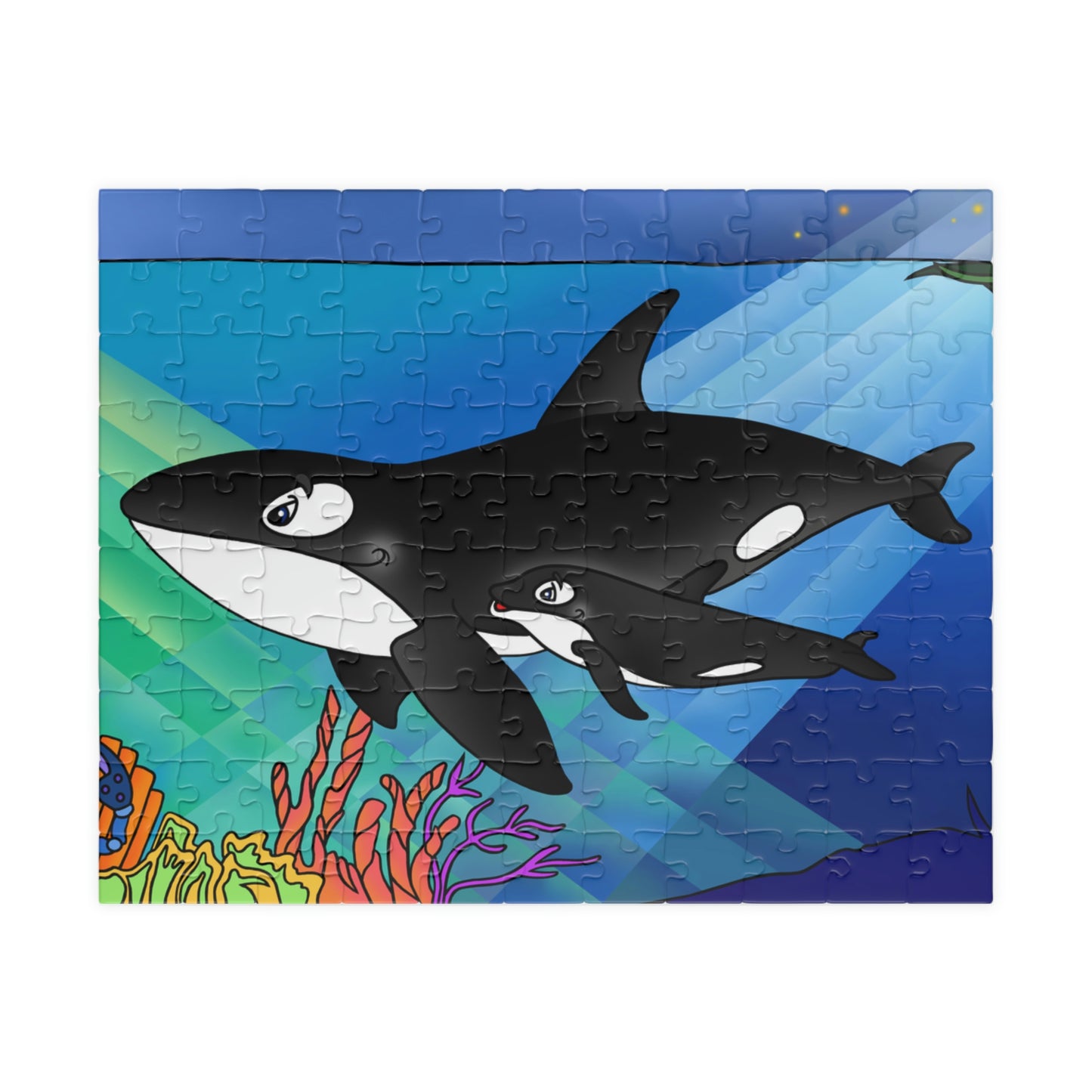 Orcas Puzzle (110, 252, 500, 1014-piece)