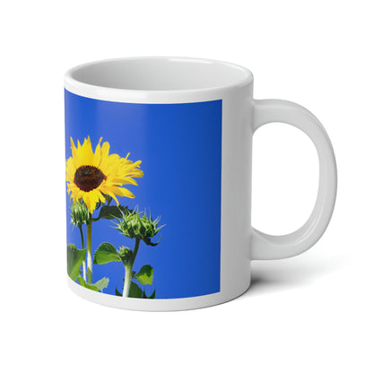 Flowers 02 Jumbo Mug, 20oz