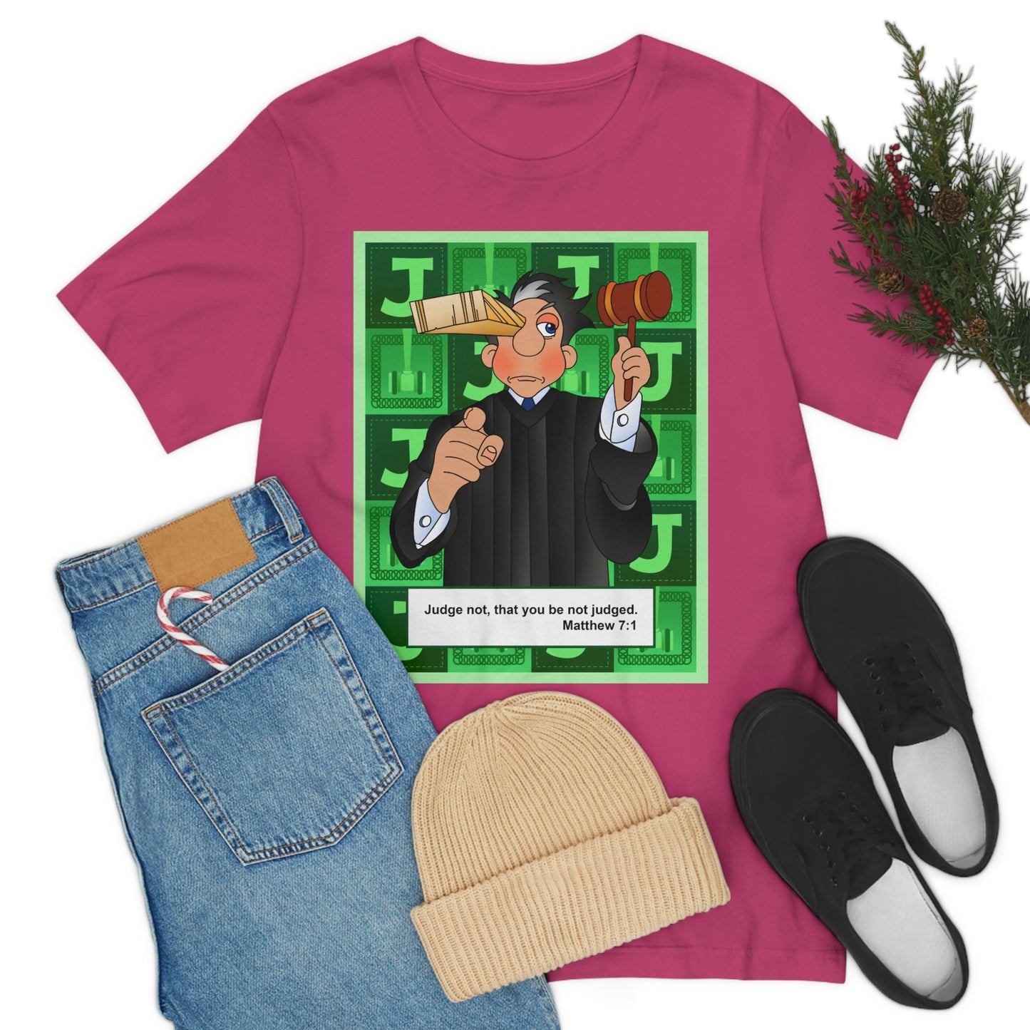 The Bible as Simple as ABC J Unisex Jersey Short Sleeve Tee