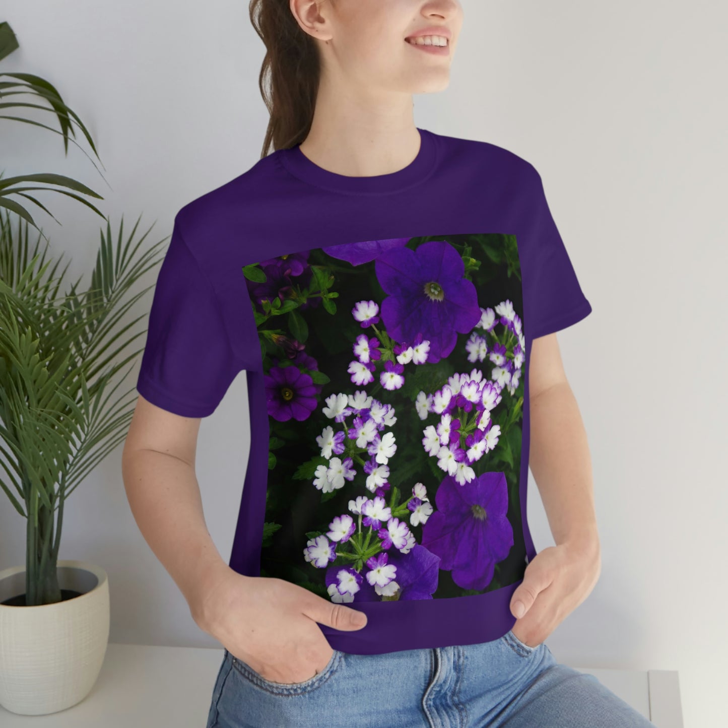 Flowers 04 Unisex Jersey Short Sleeve Tee