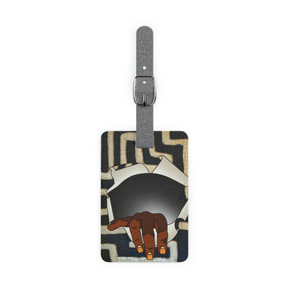 A Show of Hands! Saffiano Polyester Luggage Tag, Rectangle