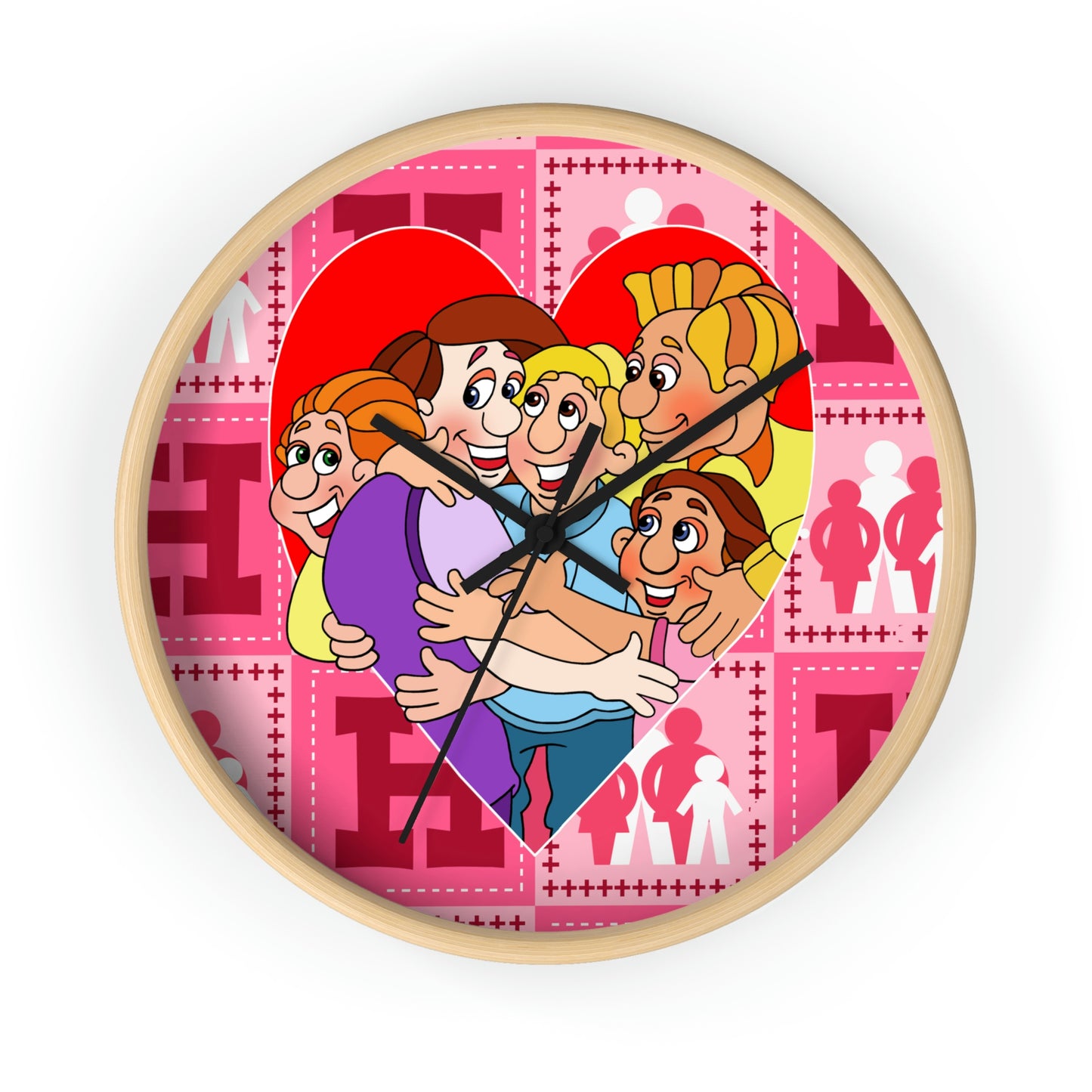 The Bible as Simple as ABC H Wall Clock