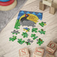 A Fowl Chain of Events Kids' Puzzle, 30-Piece