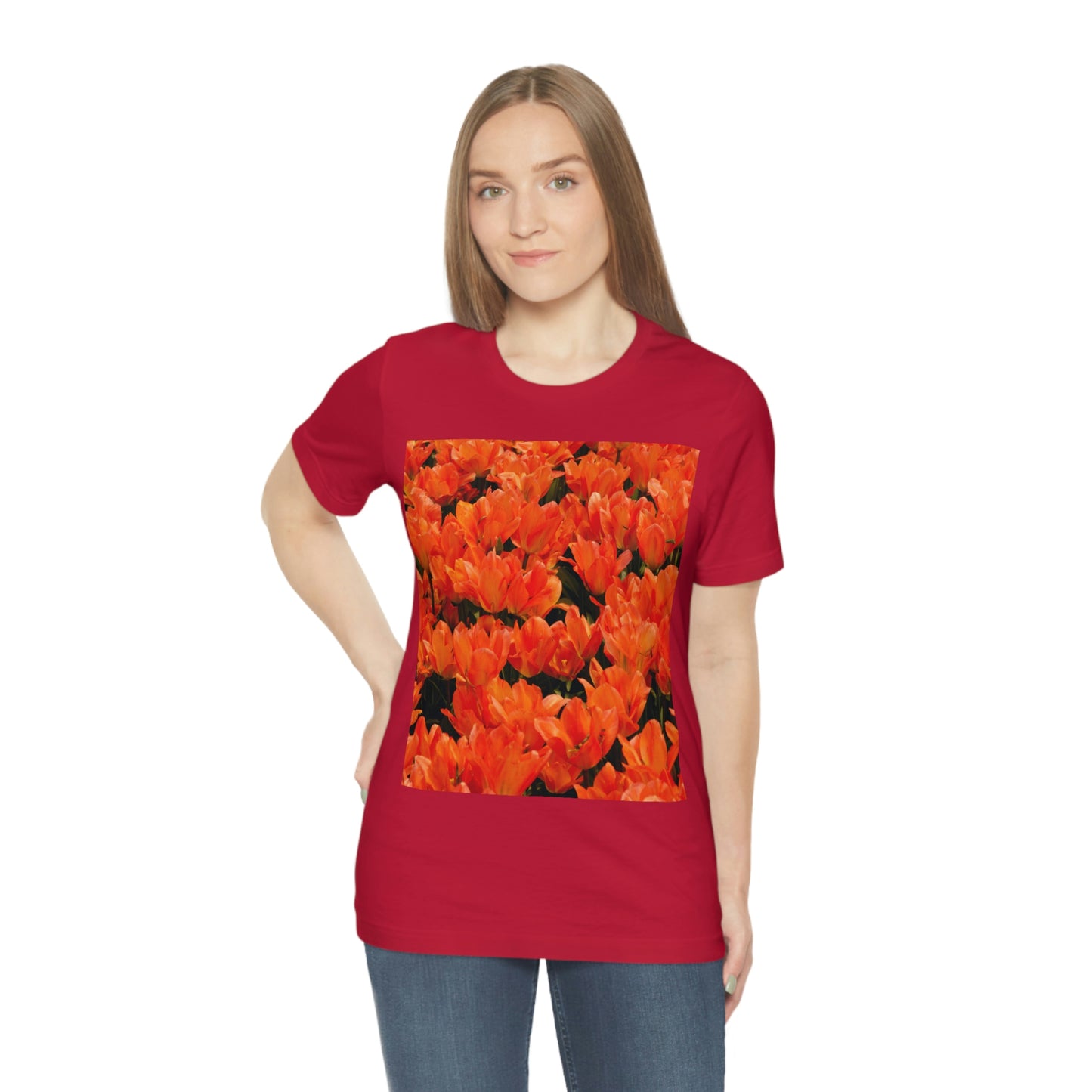 Flowers 03 Unisex Jersey Short Sleeve Tee