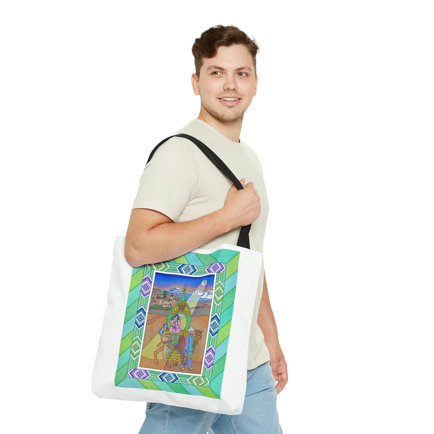 The Stone at the Door! AOP Tote Bag