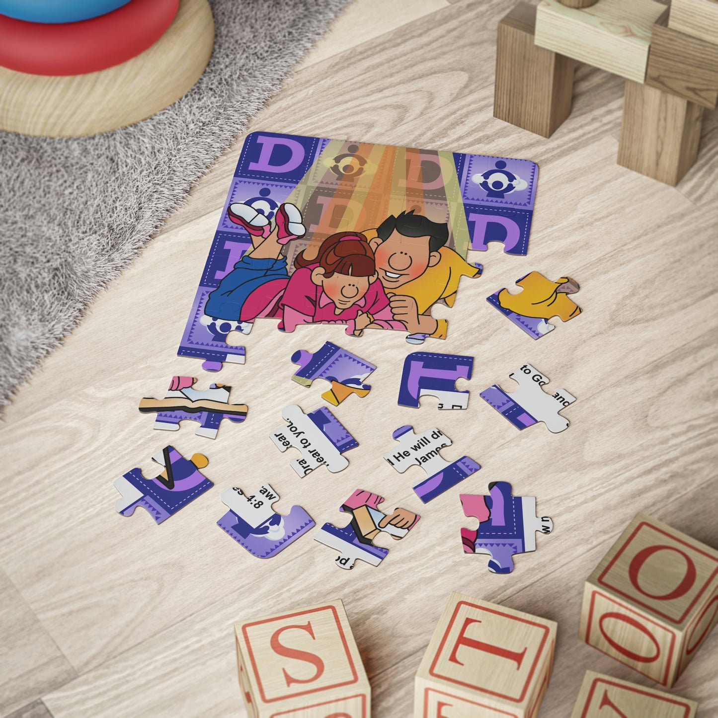 The Bible as Simple as ABC D Kids' Puzzle, 30-Piece