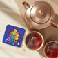 Triple Gratitude with Assorted Monsters Hardboard Back Coaster