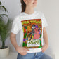 Anansi and the Market Pig Unisex Jersey Short Sleeve Tee