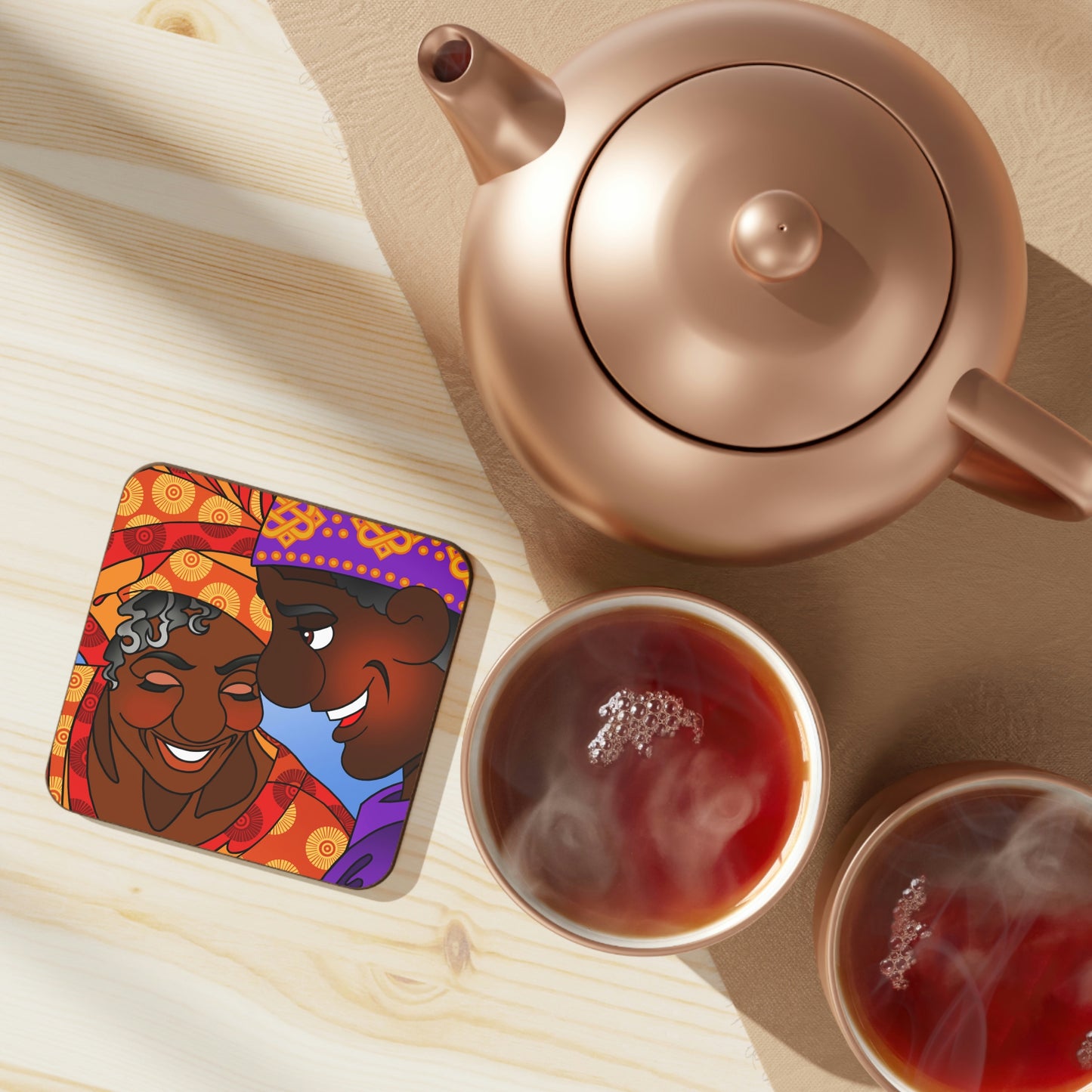 The Paramount Chief and One Wise Woman Hardboard Back Coaster