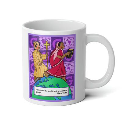 The Bible as Simple as ABC G Jumbo Mug, 20oz