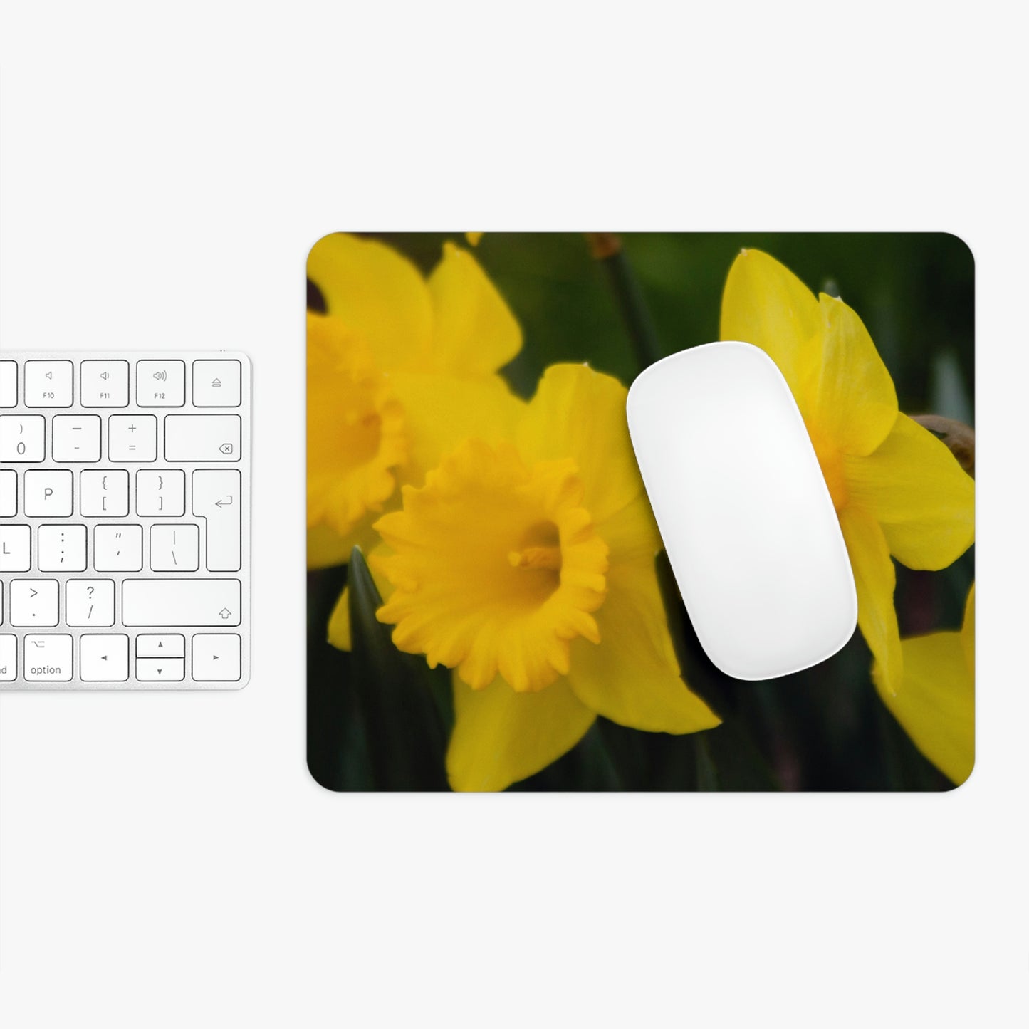 Flowers 10 Rectangles Mouse Pad