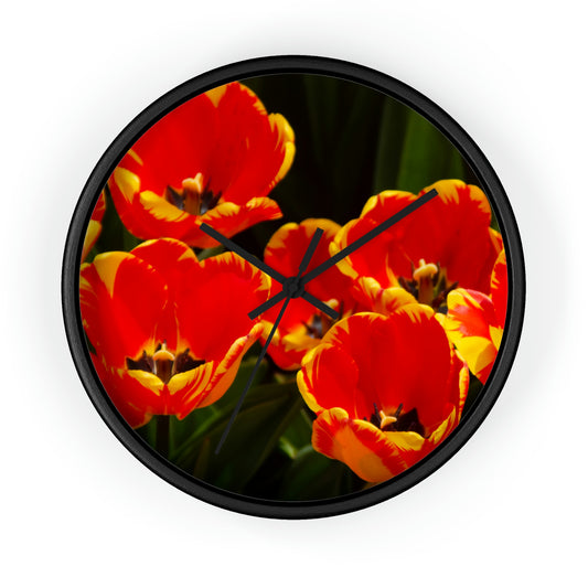 Flowers 19 Wall Clock