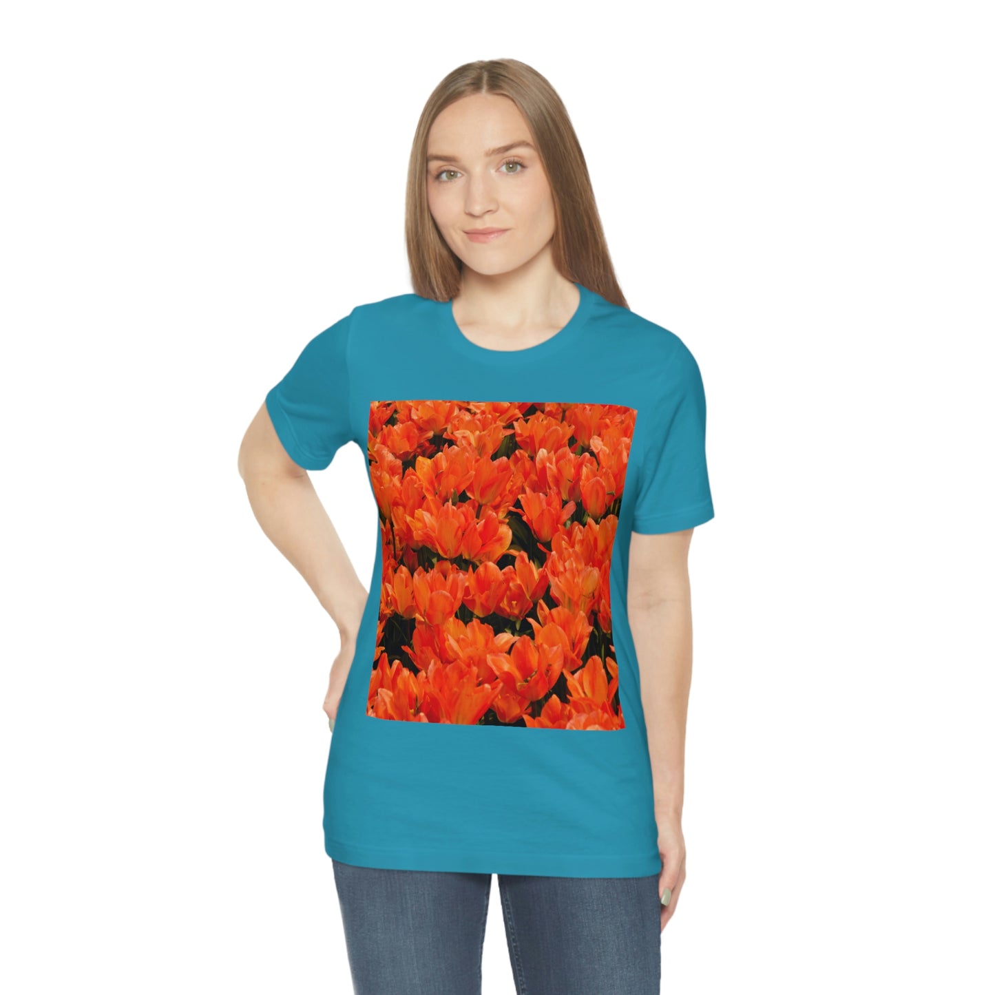 Flowers 03 Unisex Jersey Short Sleeve Tee