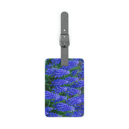 Flowers 11 Saffiano Polyester Luggage Tag, Rectangle