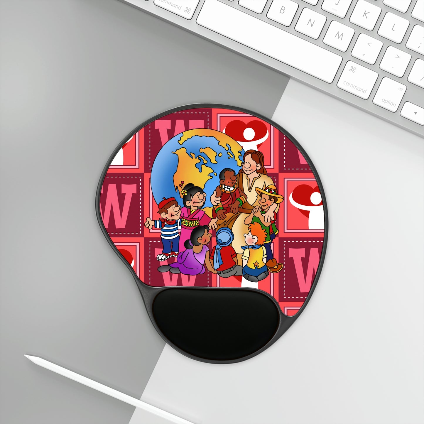 The Bible as Simple as ABC W Mouse Pad With Wrist Rest