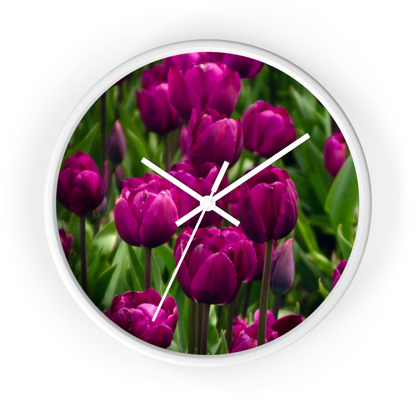 Flowers 20 Wall Clock