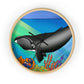 Gray Whale Wall Clock