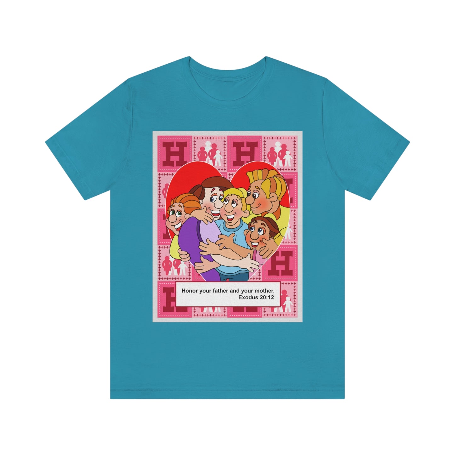 The Bible as Simple as ABC H Unisex Jersey Short Sleeve Tee