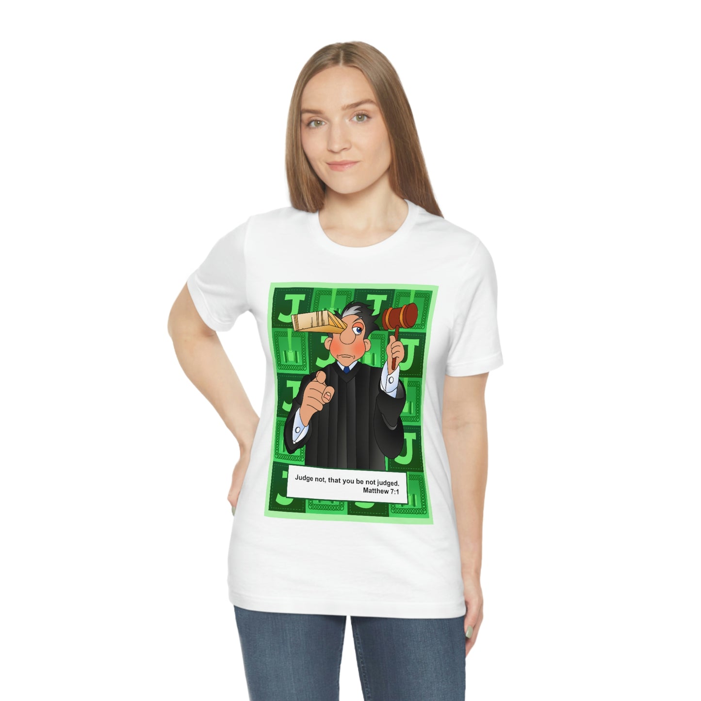 The Bible as Simple as ABC J Unisex Jersey Short Sleeve Tee