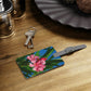 Flowers 30 Saffiano Polyester Luggage Tag, Rectangle